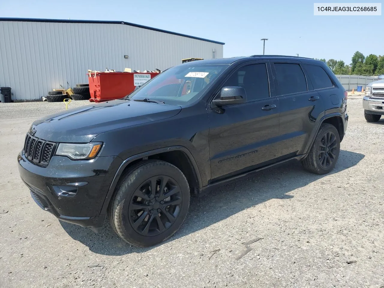 2020 Jeep Grand Cherokee Laredo VIN: 1C4RJEAG3LC268685 Lot: 70758114