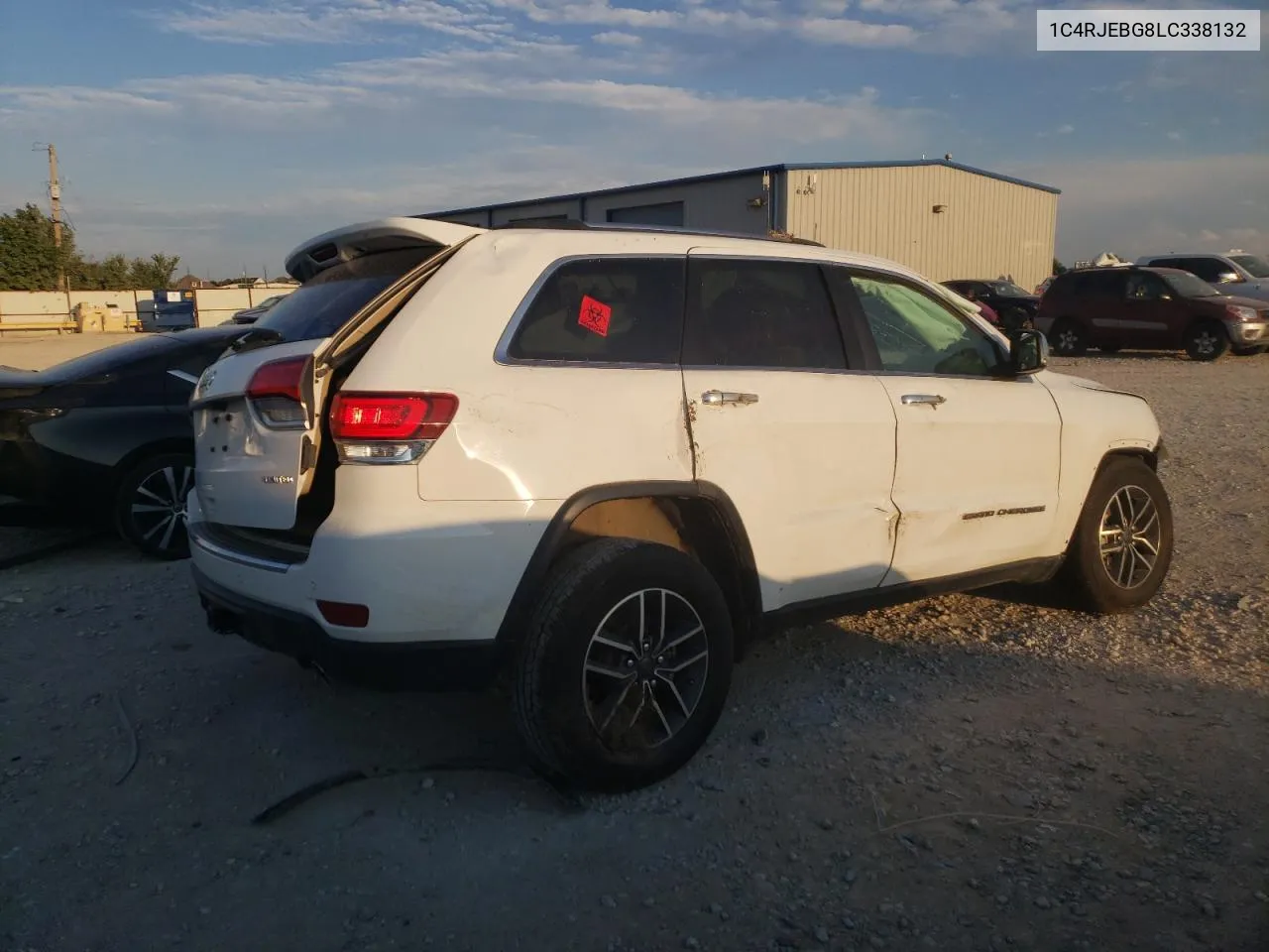 2020 Jeep Grand Cherokee Limited VIN: 1C4RJEBG8LC338132 Lot: 70763104