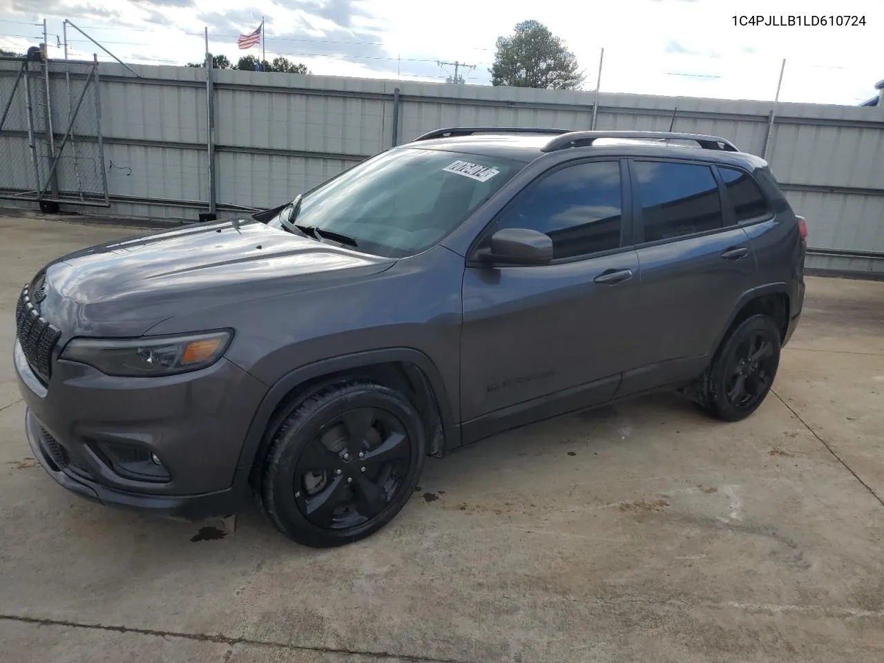 2020 Jeep Cherokee Latitude Plus VIN: 1C4PJLLB1LD610724 Lot: 70764014