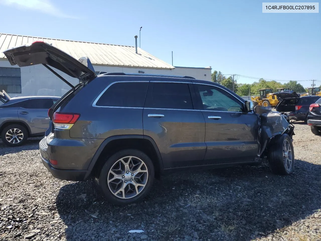 2020 Jeep Grand Cherokee Limited VIN: 1C4RJFBG0LC207895 Lot: 70792224