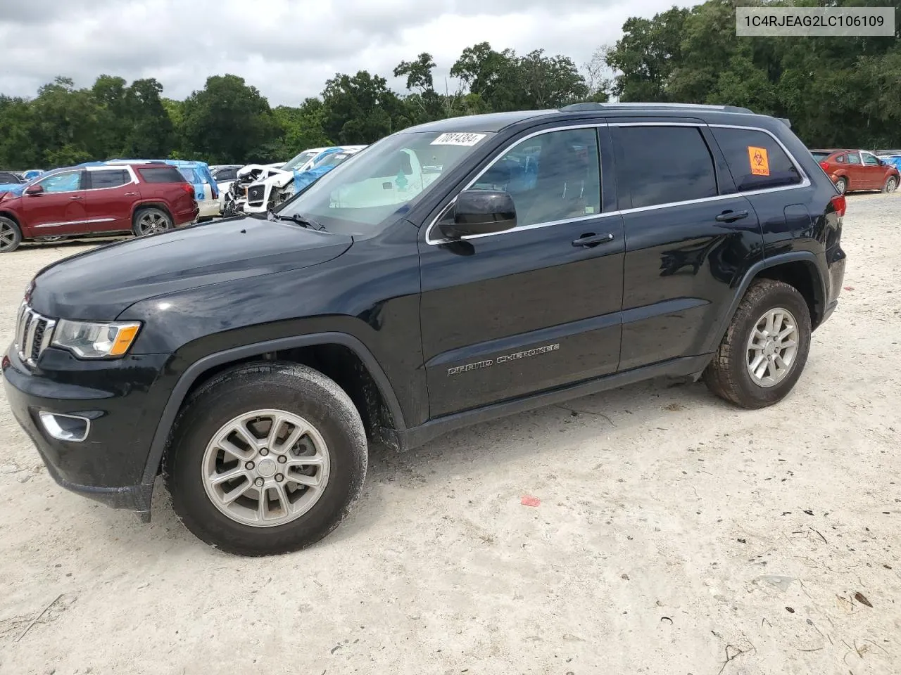 2020 Jeep Grand Cherokee Laredo VIN: 1C4RJEAG2LC106109 Lot: 70814384