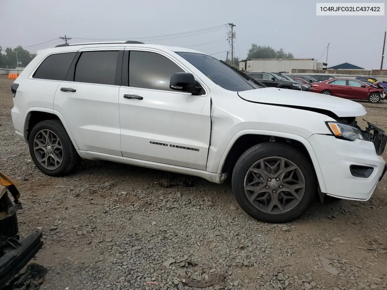 2020 Jeep Grand Cherokee Overland VIN: 1C4RJFCG2LC437422 Lot: 70966964