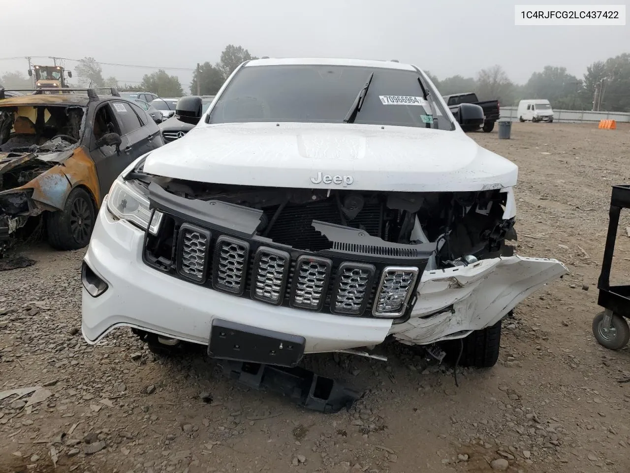 2020 Jeep Grand Cherokee Overland VIN: 1C4RJFCG2LC437422 Lot: 70966964