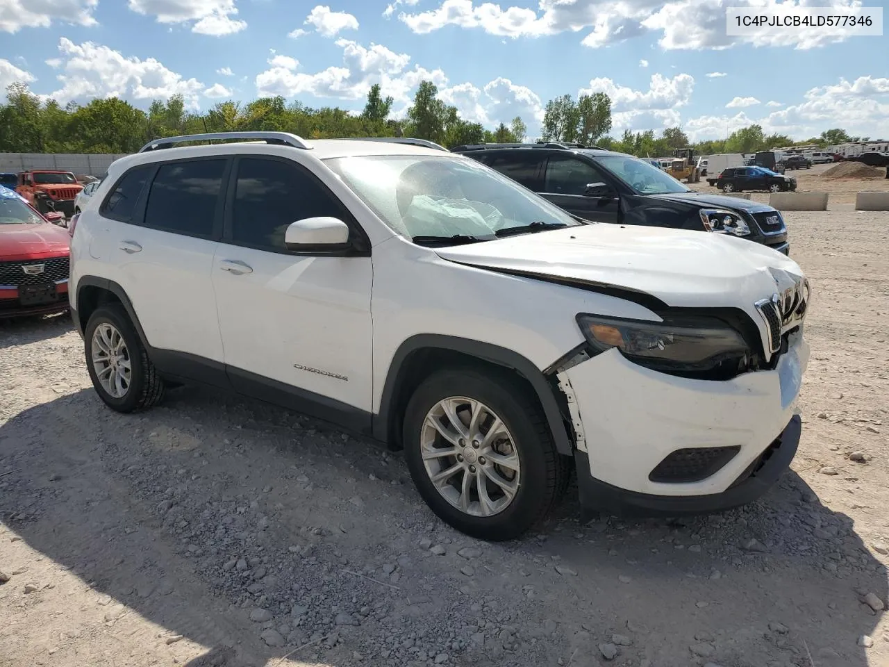 1C4PJLCB4LD577346 2020 Jeep Cherokee Latitude