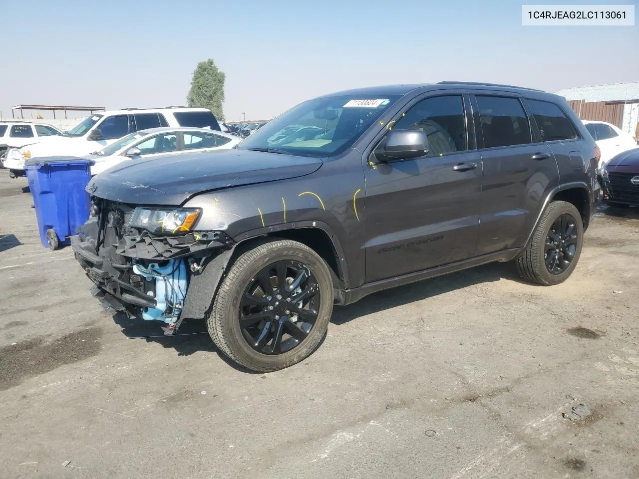 2020 Jeep Grand Cherokee Laredo VIN: 1C4RJEAG2LC113061 Lot: 71130604