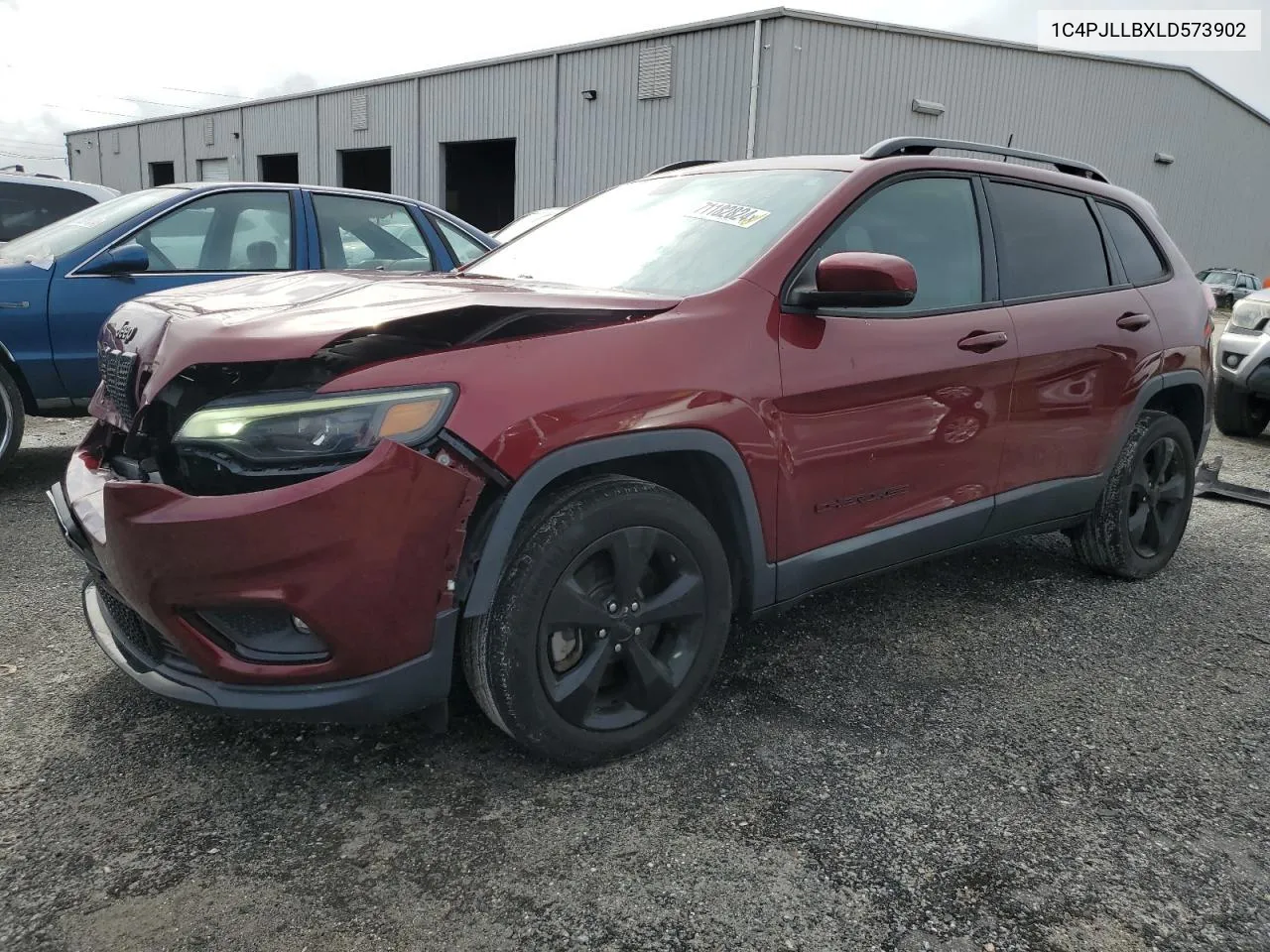 2020 Jeep Cherokee Latitude Plus VIN: 1C4PJLLBXLD573902 Lot: 71182824