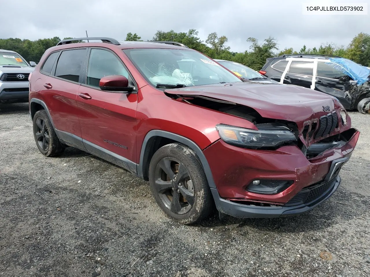 2020 Jeep Cherokee Latitude Plus VIN: 1C4PJLLBXLD573902 Lot: 71182824