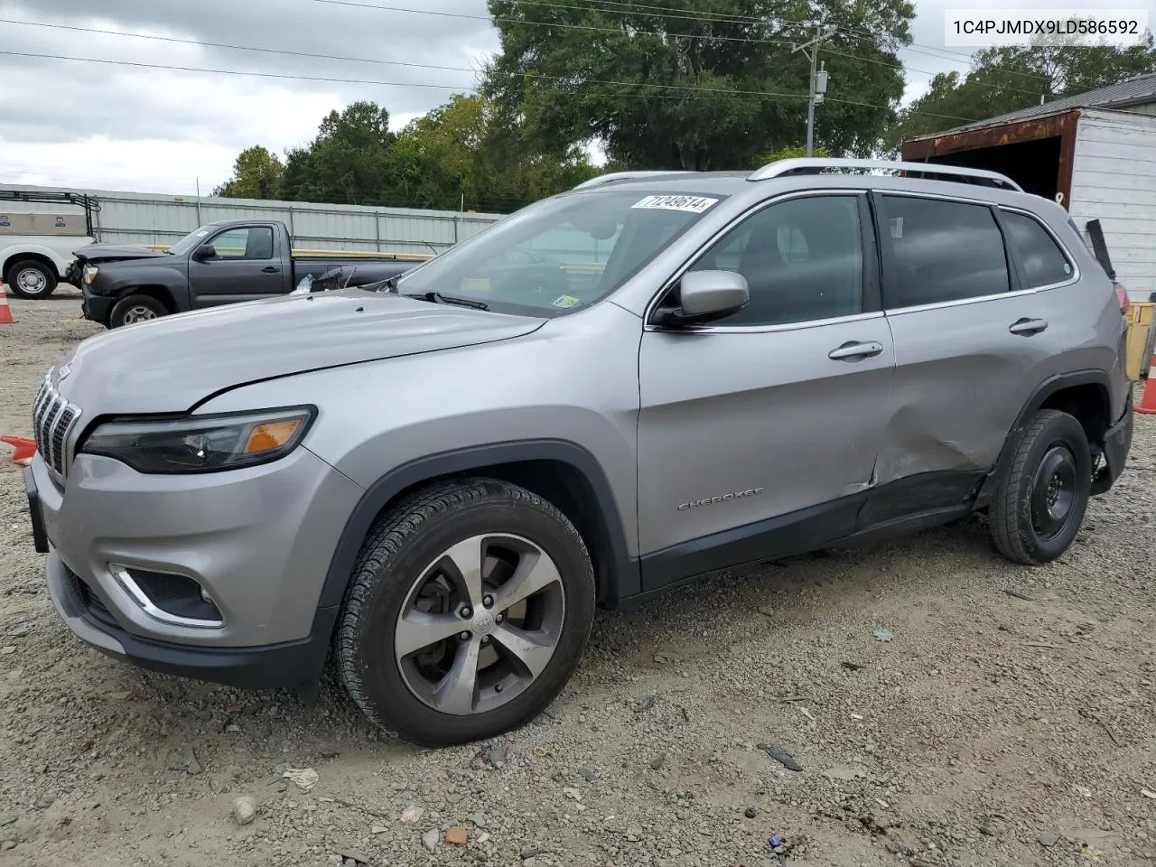 2020 Jeep Cherokee Limited VIN: 1C4PJMDX9LD586592 Lot: 71249614