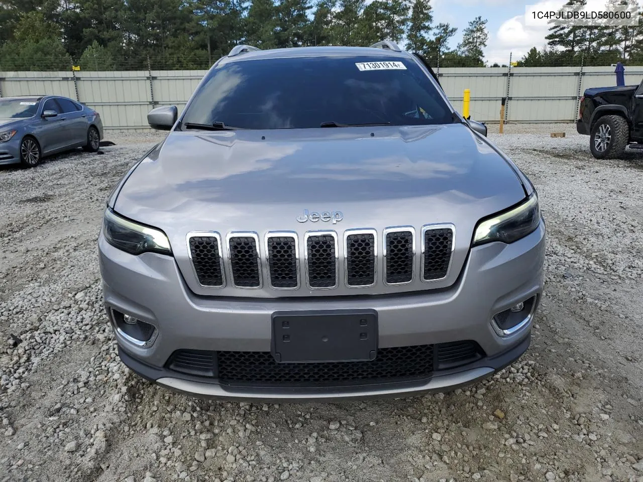 2020 Jeep Cherokee Limited VIN: 1C4PJLDB9LD580600 Lot: 71301914