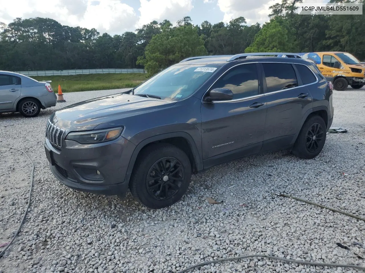 2020 Jeep Cherokee Latitude Plus VIN: 1C4PJMLB4LD551609 Lot: 71313674