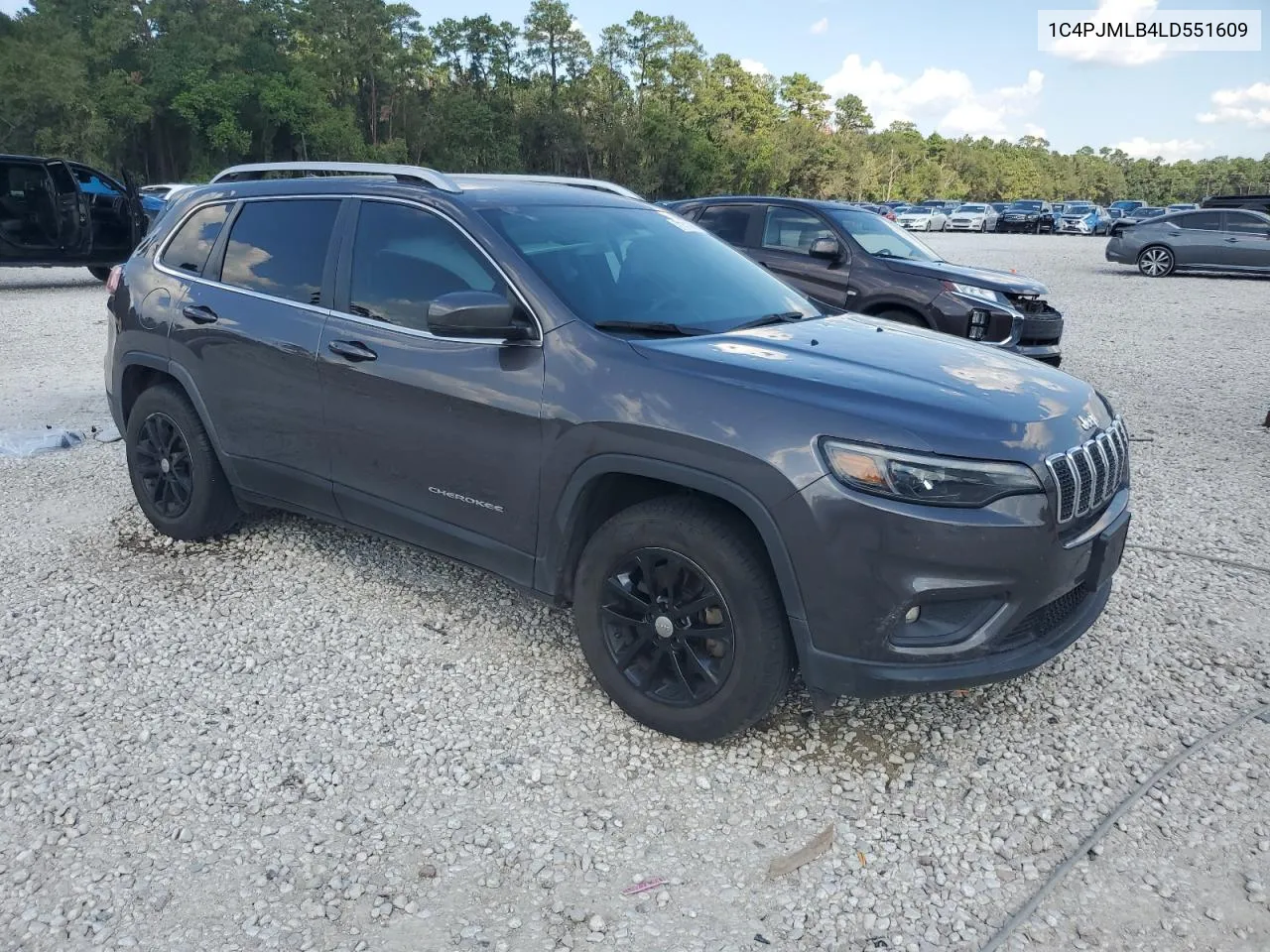 2020 Jeep Cherokee Latitude Plus VIN: 1C4PJMLB4LD551609 Lot: 71313674