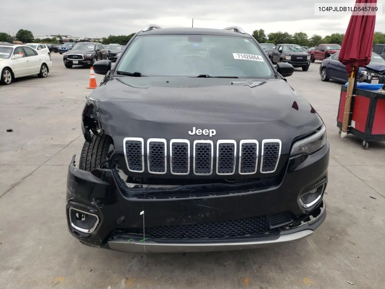 2020 Jeep Cherokee Limited VIN: 1C4PJLDB1LD545789 Lot: 71426864