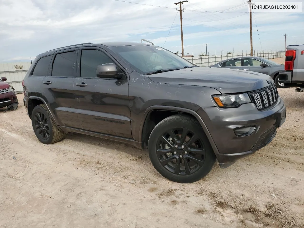 2020 Jeep Grand Cherokee Laredo VIN: 1C4RJEAG1LC203401 Lot: 71456464