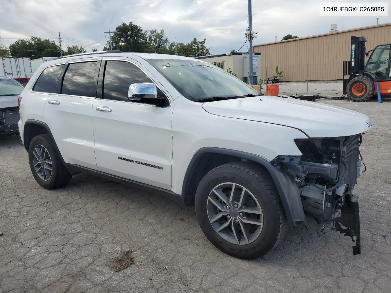 2020 Jeep Grand Cherokee Limited VIN: 1C4RJEBGXLC265085 Lot: 71489124