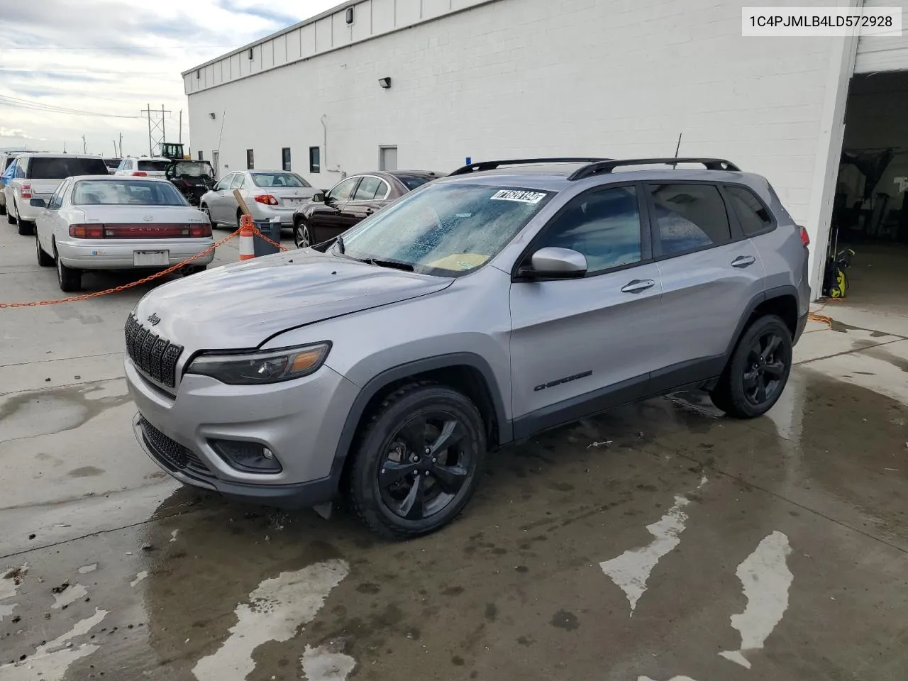 2020 Jeep Cherokee Latitude Plus VIN: 1C4PJMLB4LD572928 Lot: 71628194