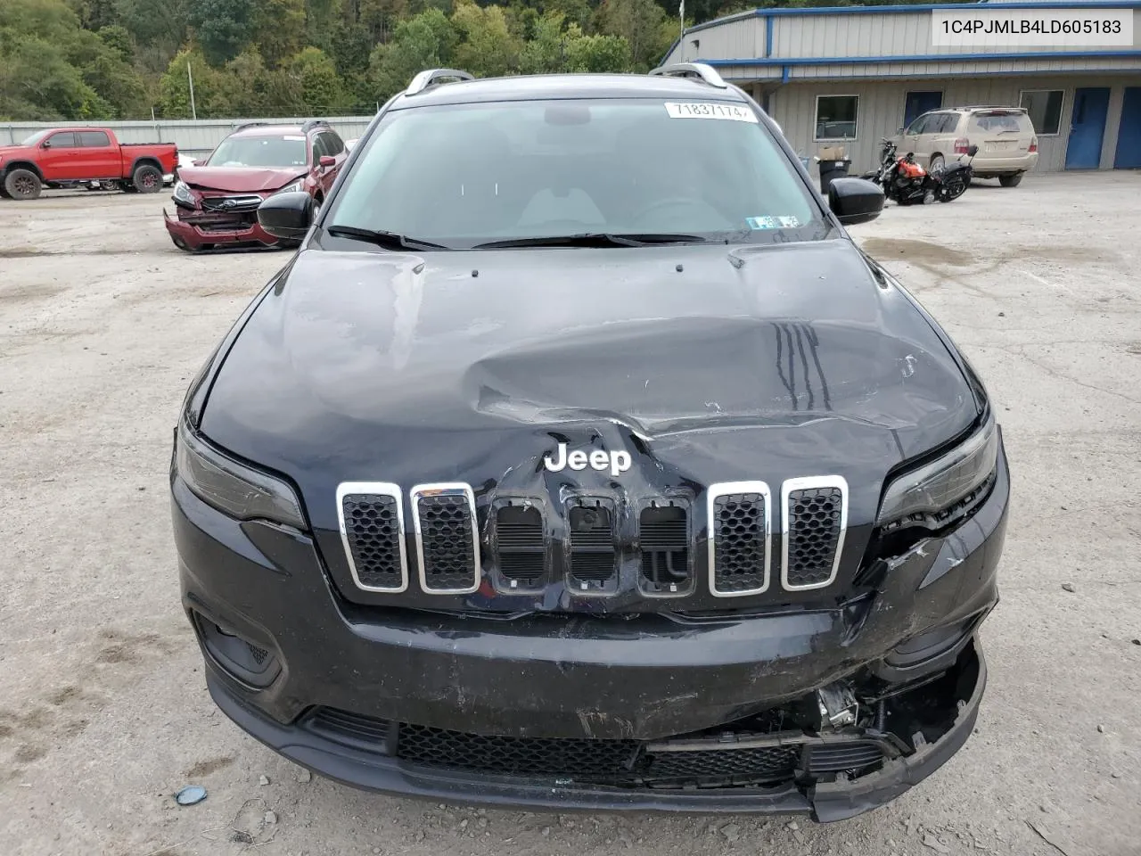 2020 Jeep Cherokee Latitude Plus VIN: 1C4PJMLB4LD605183 Lot: 71837174