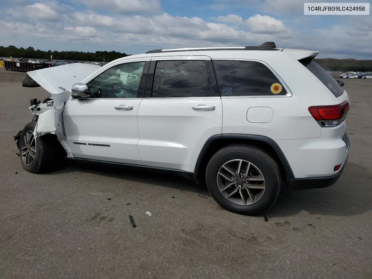 2020 Jeep Grand Cherokee Limited VIN: 1C4RJFBG9LC424958 Lot: 71908984