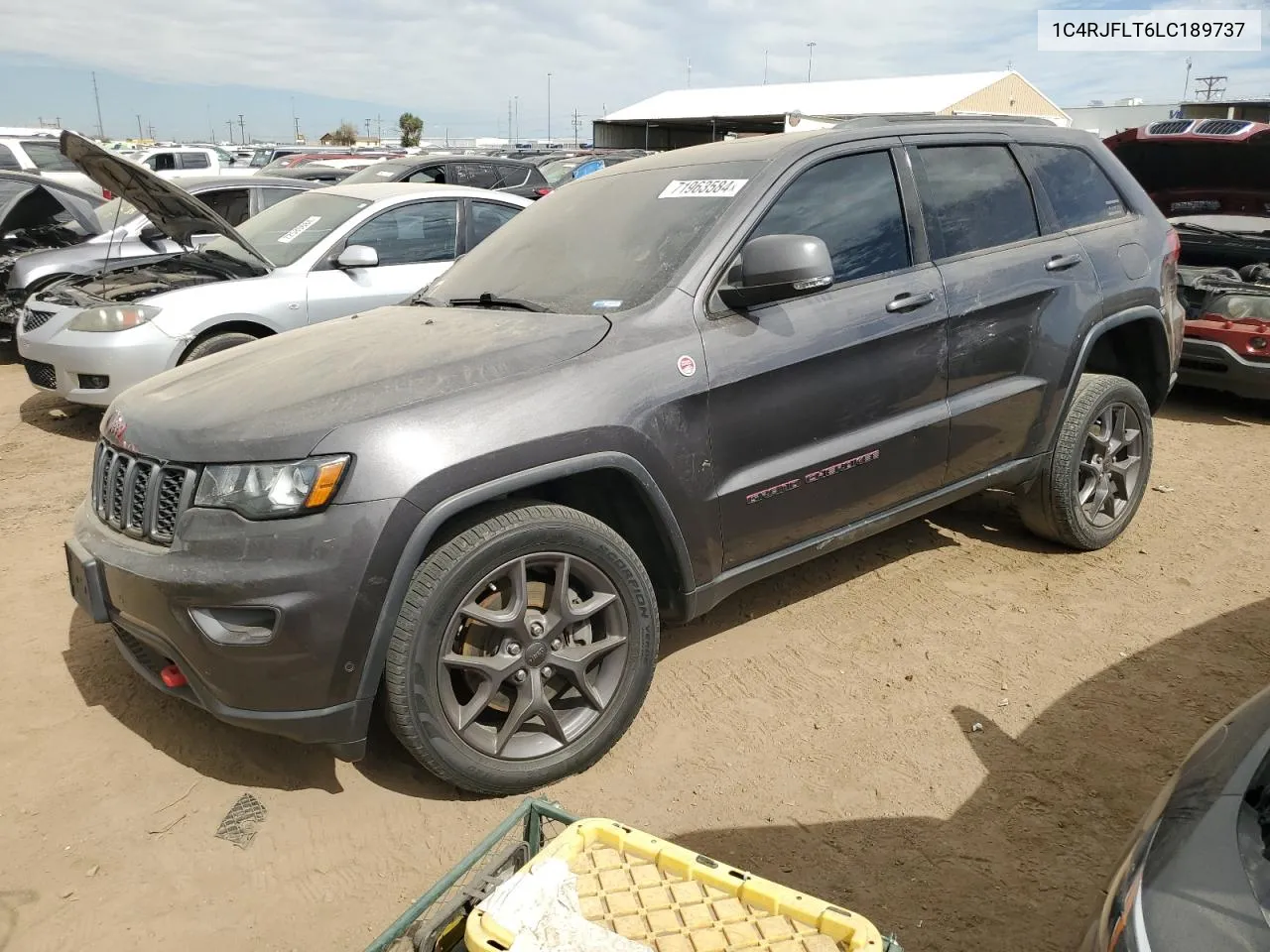 1C4RJFLT6LC189737 2020 Jeep Grand Cherokee Trailhawk