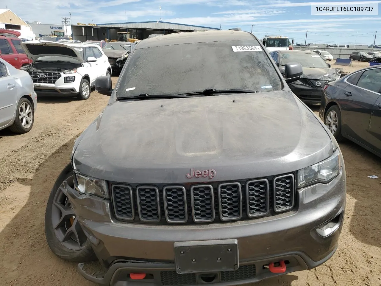 2020 Jeep Grand Cherokee Trailhawk VIN: 1C4RJFLT6LC189737 Lot: 71963584