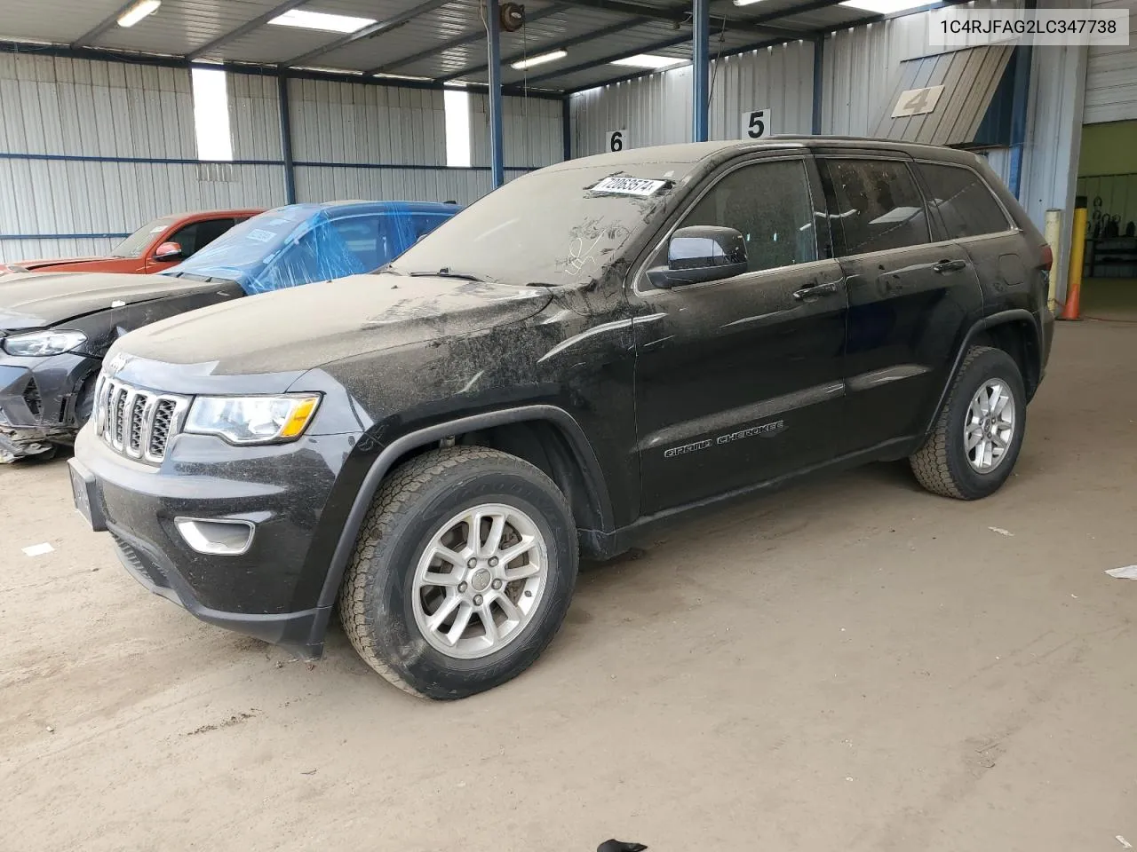 2020 Jeep Grand Cherokee Laredo VIN: 1C4RJFAG2LC347738 Lot: 72063574