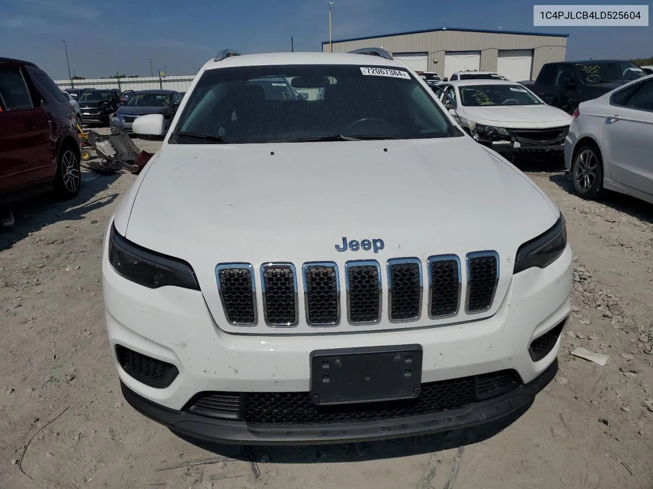 2020 Jeep Cherokee Latitude VIN: 1C4PJLCB4LD525604 Lot: 72067384