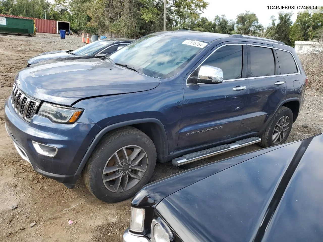 2020 Jeep Grand Cherokee Limited VIN: 1C4RJEBG8LC245904 Lot: 72195754