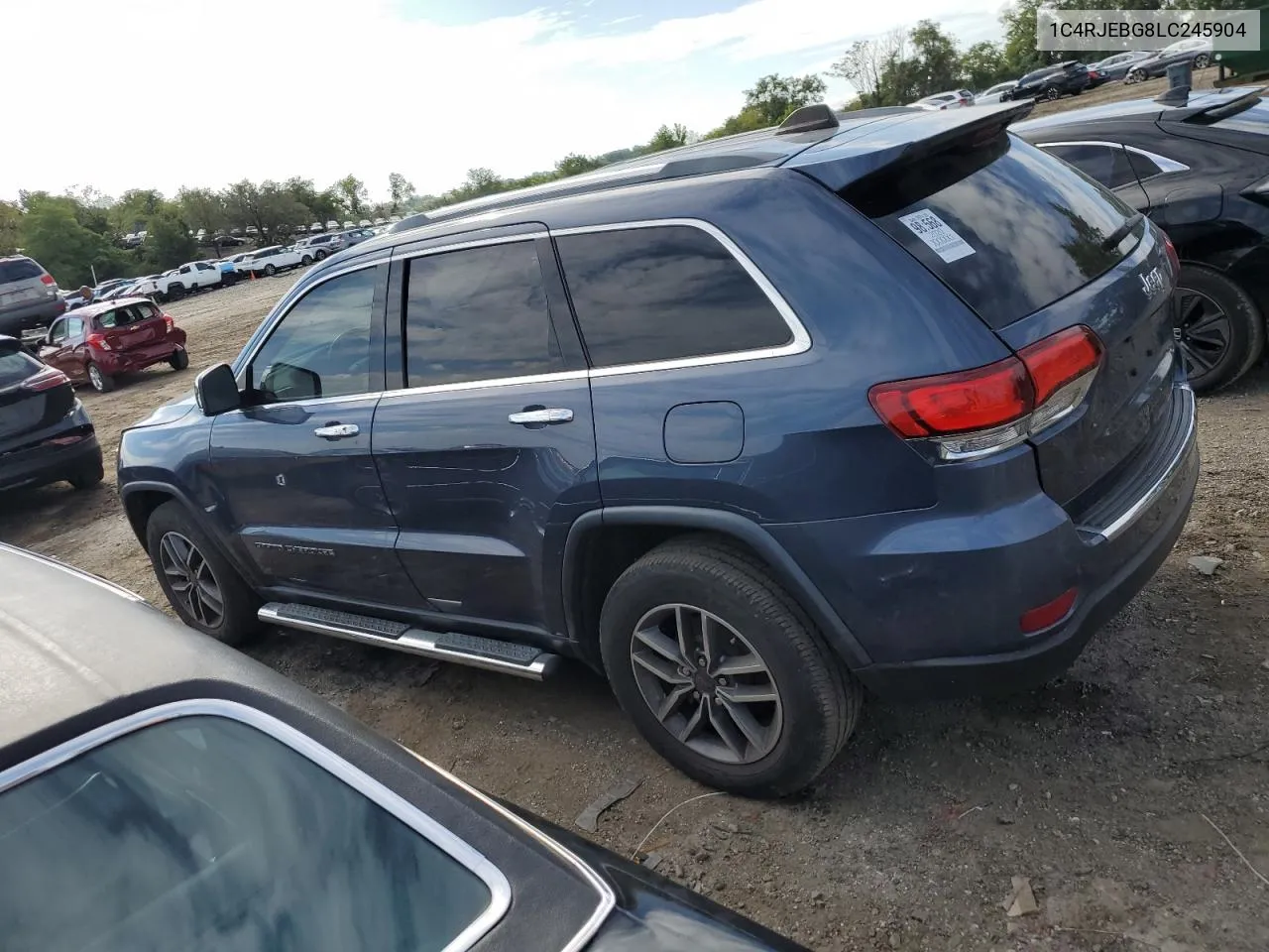 2020 Jeep Grand Cherokee Limited VIN: 1C4RJEBG8LC245904 Lot: 72195754