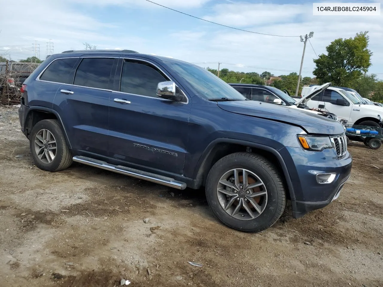 2020 Jeep Grand Cherokee Limited VIN: 1C4RJEBG8LC245904 Lot: 72195754