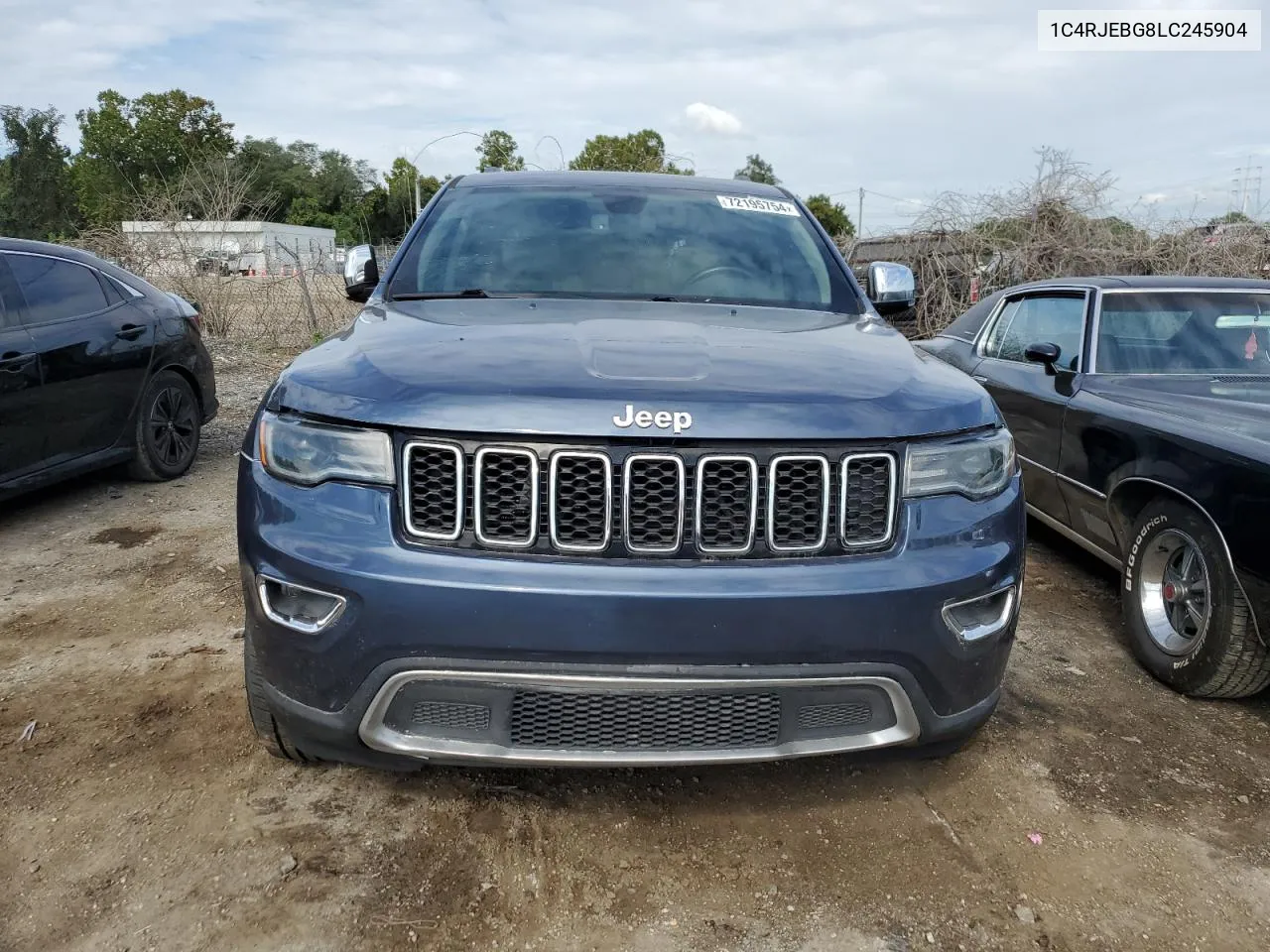 2020 Jeep Grand Cherokee Limited VIN: 1C4RJEBG8LC245904 Lot: 72195754