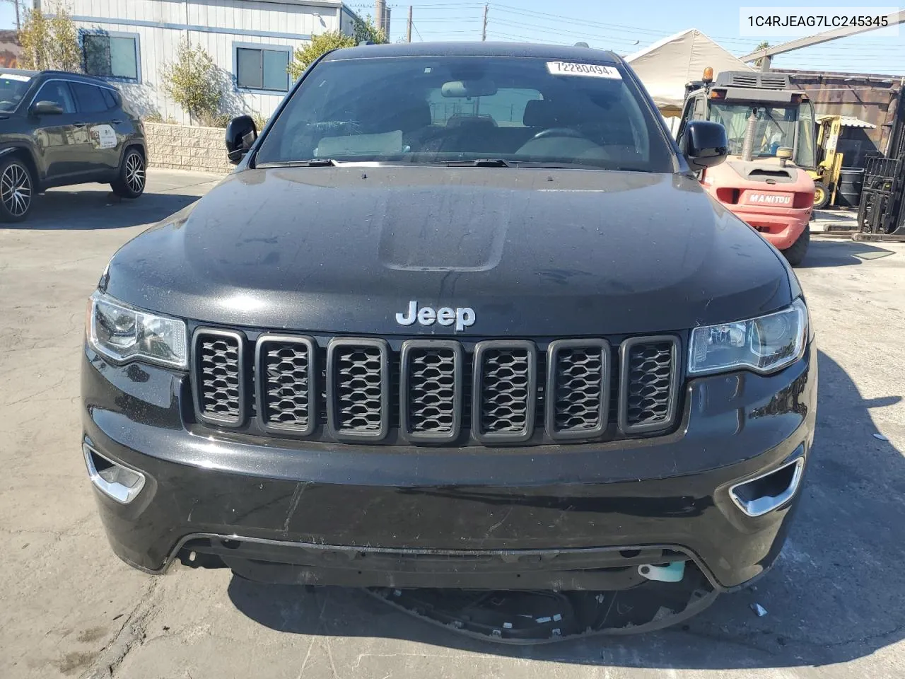 2020 Jeep Grand Cherokee Laredo VIN: 1C4RJEAG7LC245345 Lot: 72280494