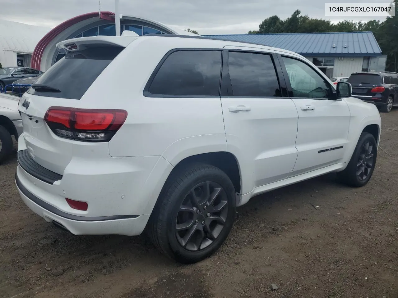 2020 Jeep Grand Cherokee Overland VIN: 1C4RJFCGXLC167047 Lot: 72322494