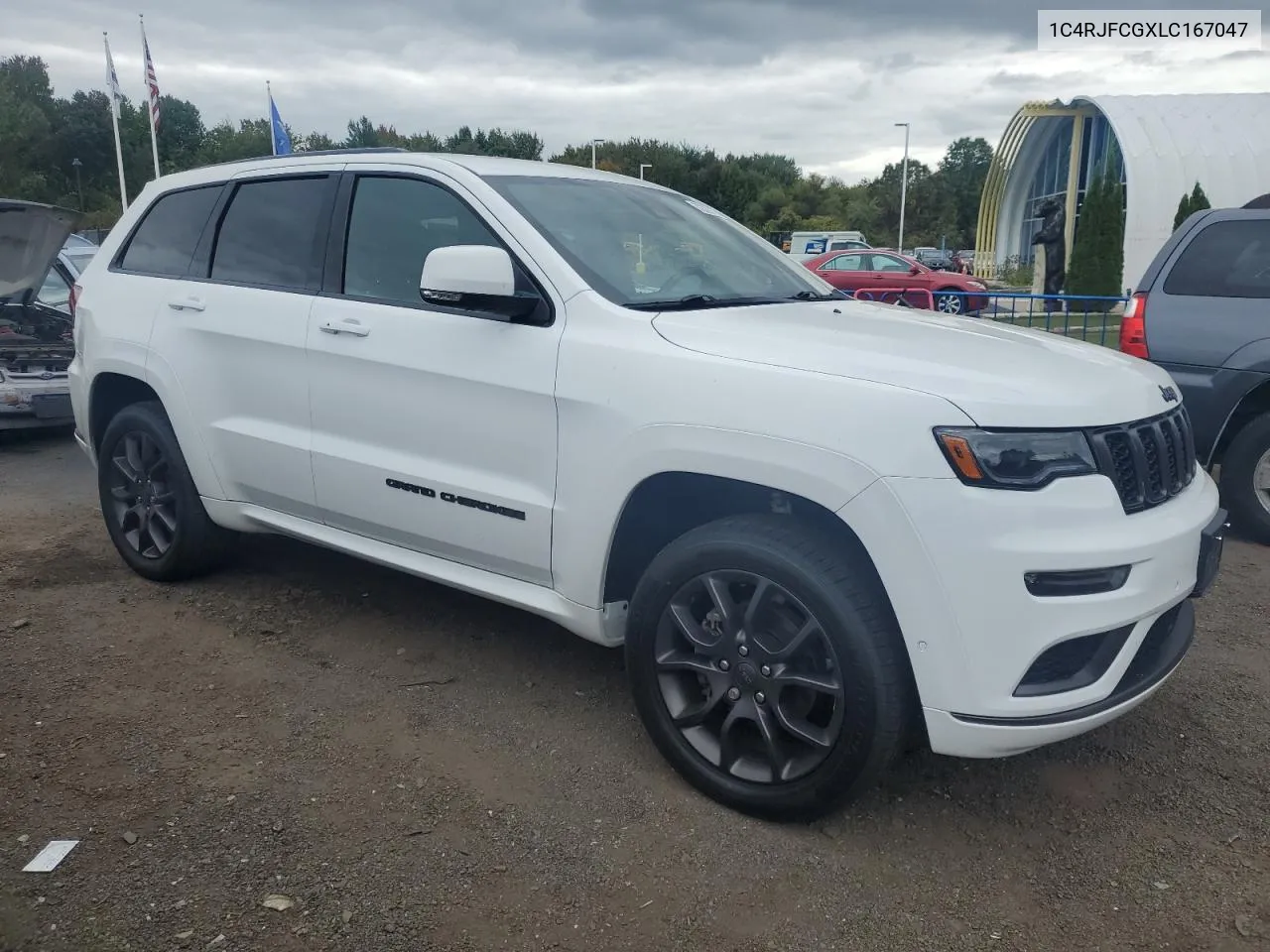 2020 Jeep Grand Cherokee Overland VIN: 1C4RJFCGXLC167047 Lot: 72322494