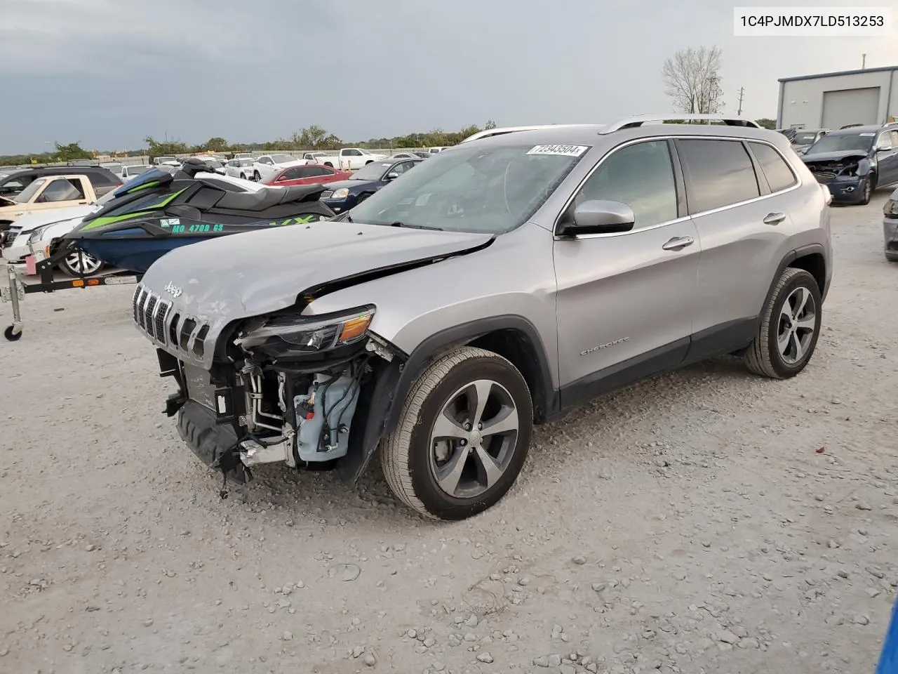 2020 Jeep Cherokee Limited VIN: 1C4PJMDX7LD513253 Lot: 72343504