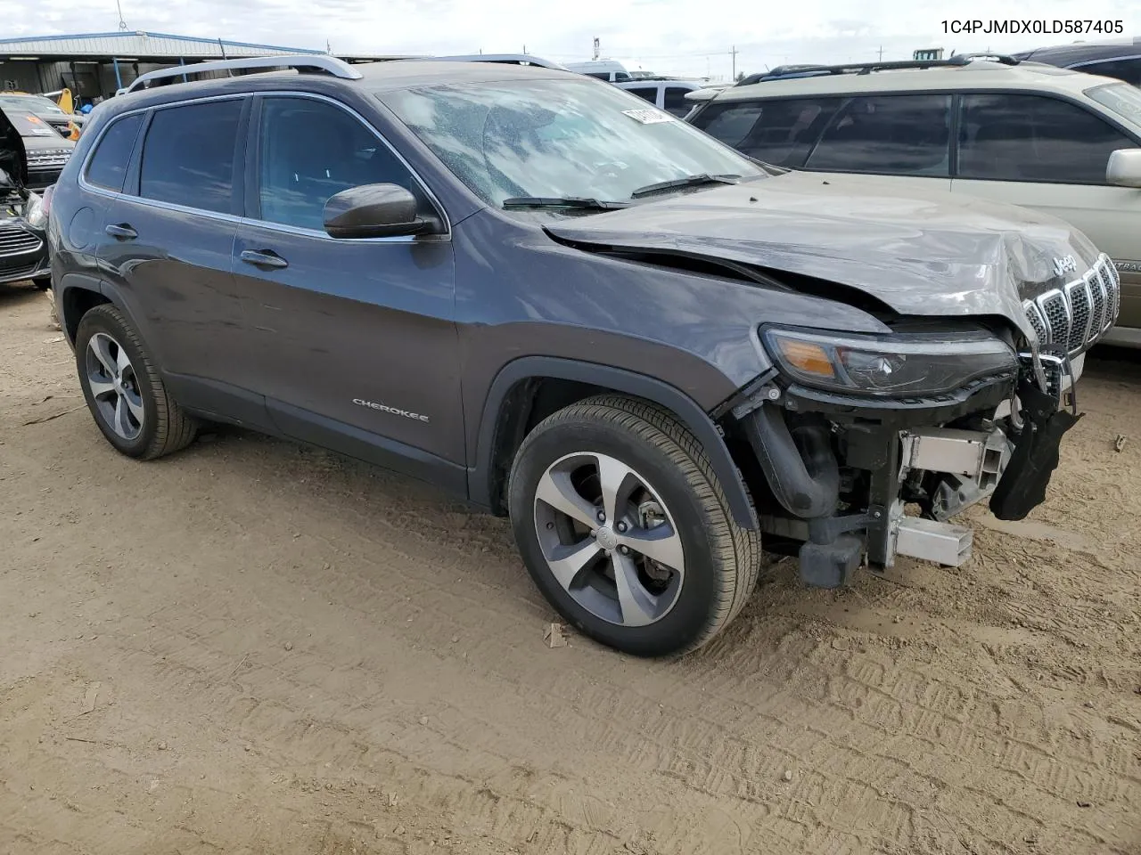 1C4PJMDX0LD587405 2020 Jeep Cherokee Limited