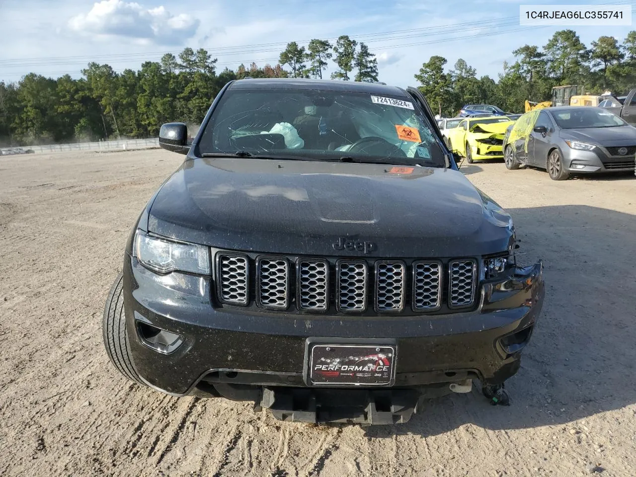 2020 Jeep Grand Cherokee Laredo VIN: 1C4RJEAG6LC355741 Lot: 72413624