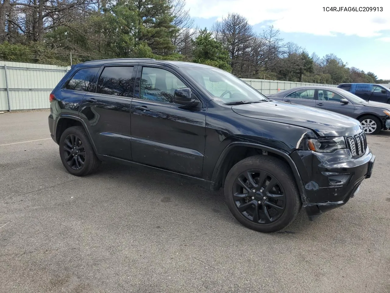 2020 Jeep Grand Cherokee Laredo VIN: 1C4RJFAG6LC209913 Lot: 72572484