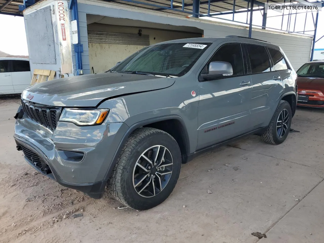 2020 Jeep Grand Cherokee Trailhawk VIN: 1C4RJFLT5LC144076 Lot: 72598854