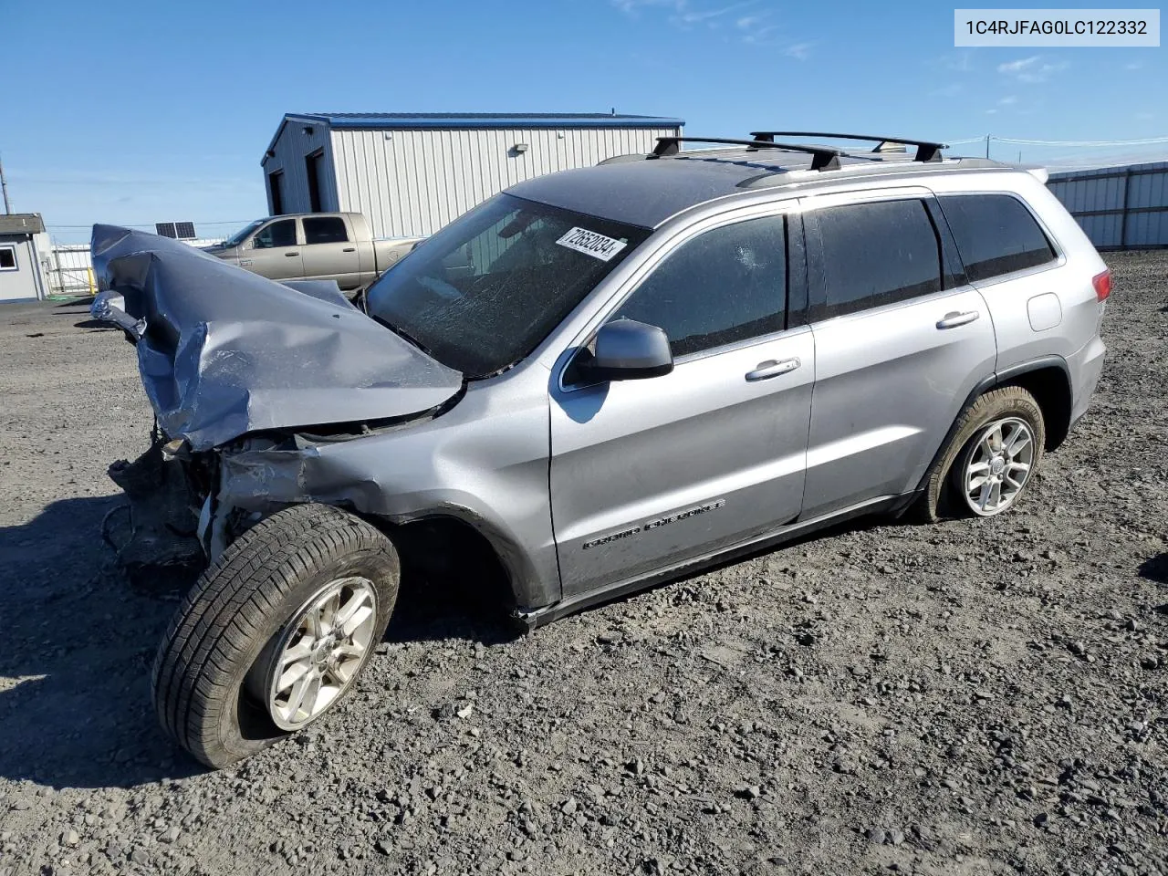 2020 Jeep Grand Cherokee Laredo VIN: 1C4RJFAG0LC122332 Lot: 72652034