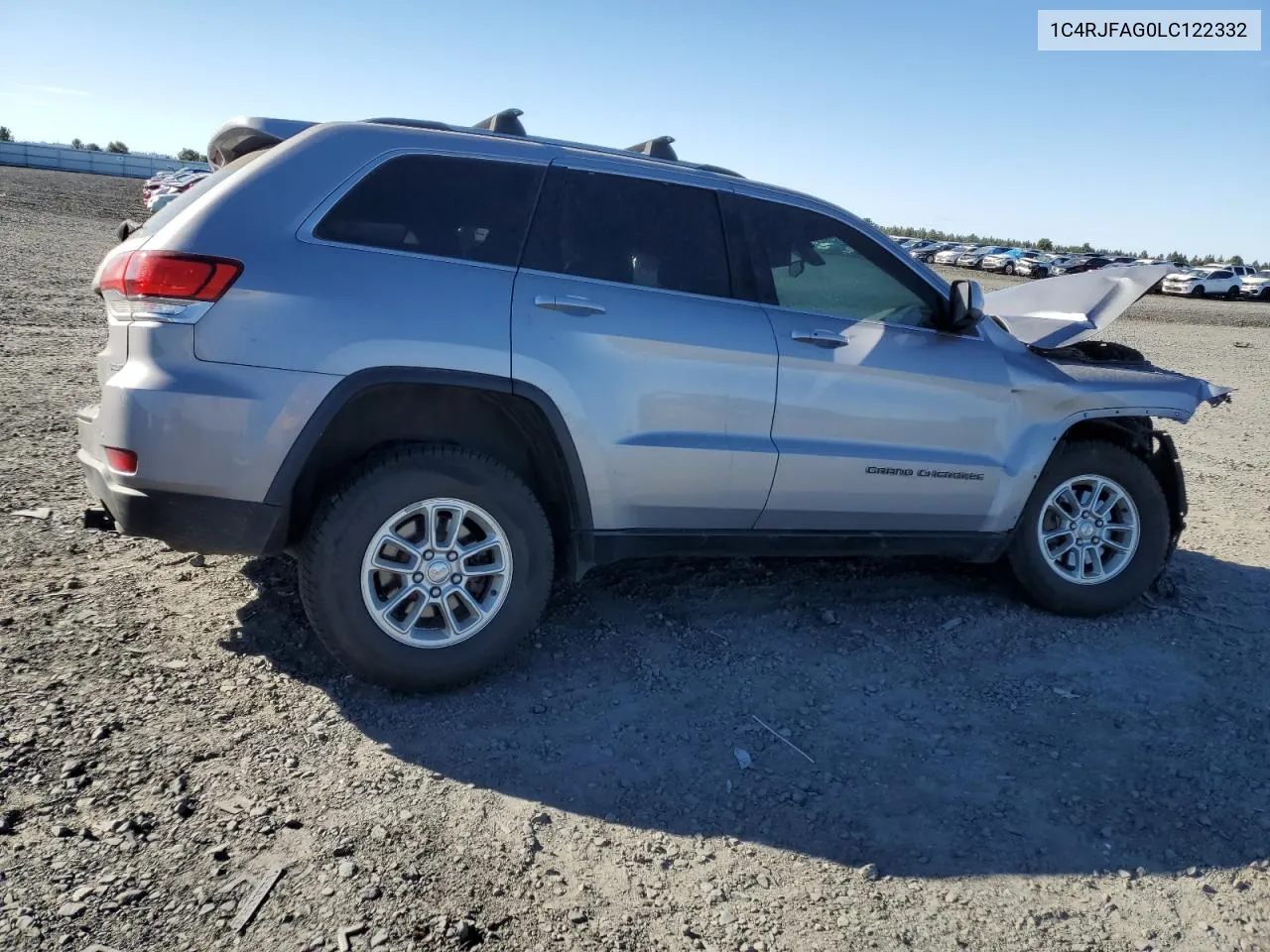 2020 Jeep Grand Cherokee Laredo VIN: 1C4RJFAG0LC122332 Lot: 72652034