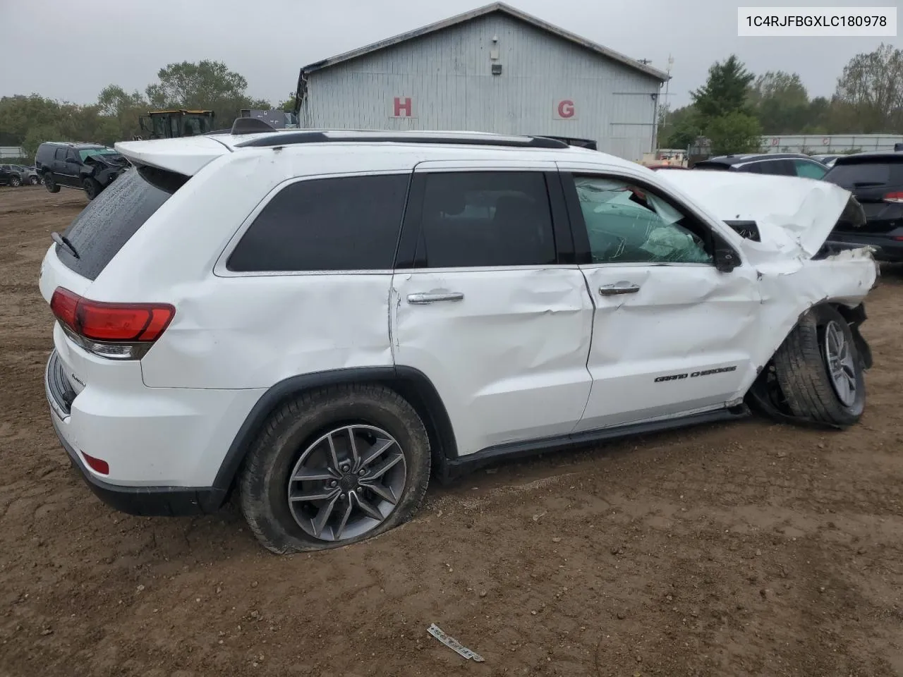 2020 Jeep Grand Cherokee Limited VIN: 1C4RJFBGXLC180978 Lot: 72683564