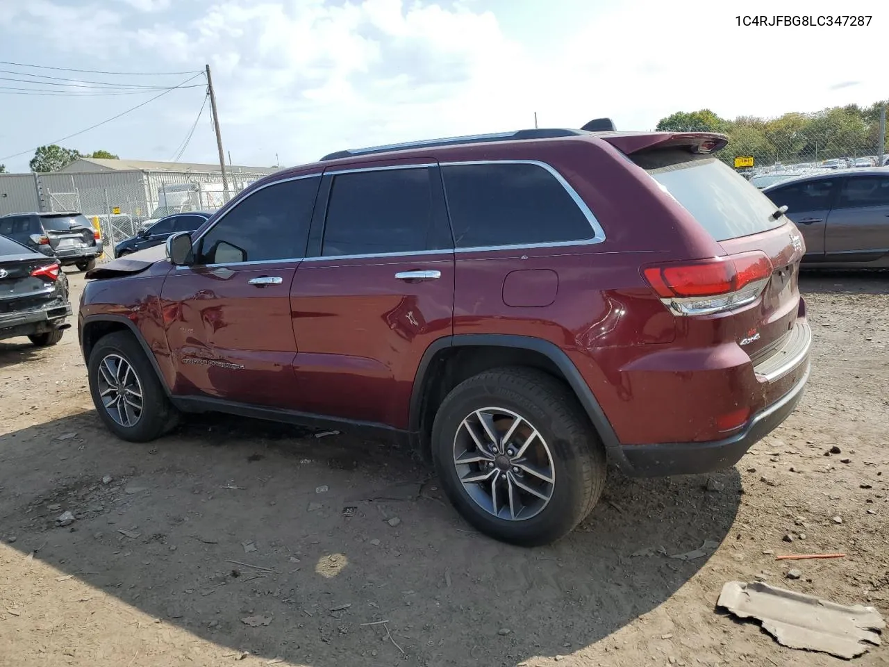 2020 Jeep Grand Cherokee Limited VIN: 1C4RJFBG8LC347287 Lot: 72687514