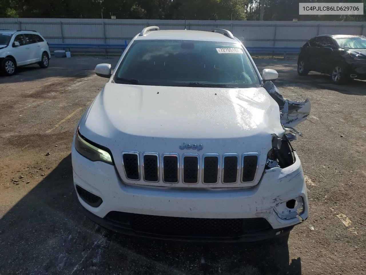 2020 Jeep Cherokee Latitude VIN: 1C4PJLCB6LD629706 Lot: 72705164