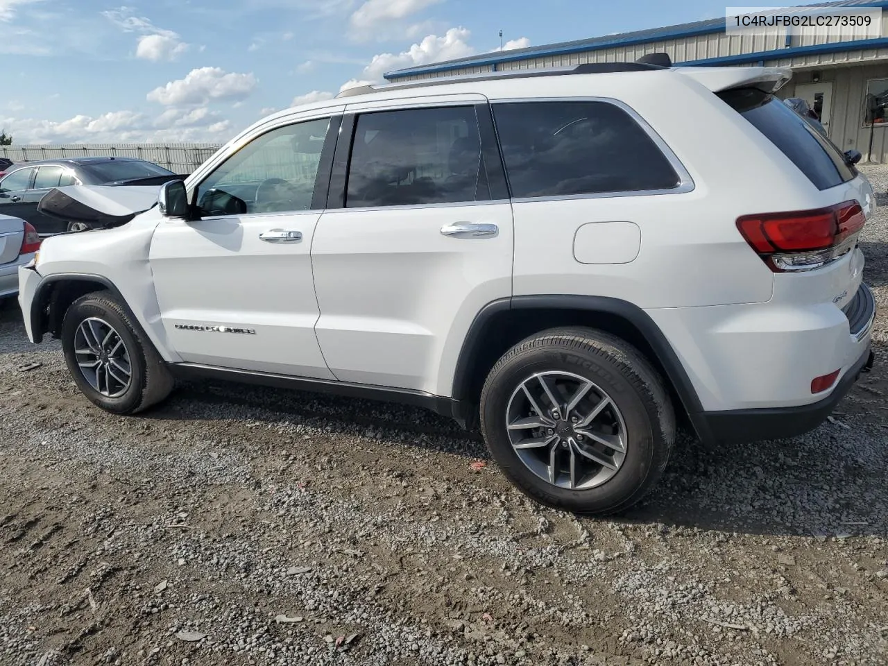 2020 Jeep Grand Cherokee Limited VIN: 1C4RJFBG2LC273509 Lot: 72721634