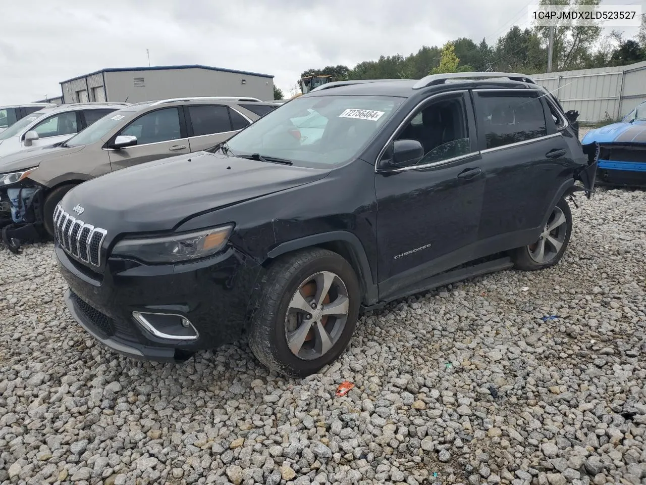 2020 Jeep Cherokee Limited VIN: 1C4PJMDX2LD523527 Lot: 72756464