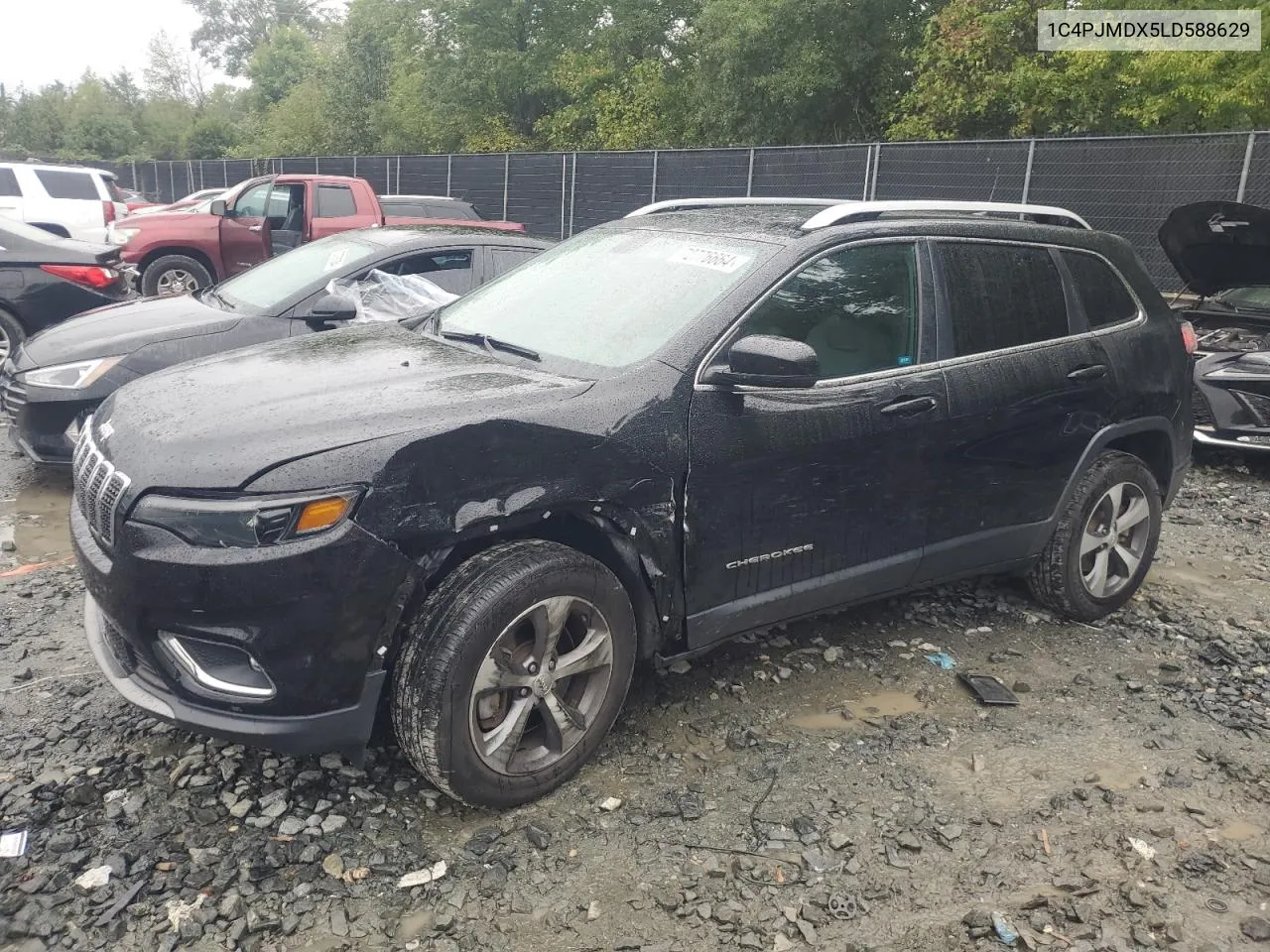 2020 Jeep Cherokee Limited VIN: 1C4PJMDX5LD588629 Lot: 72776664