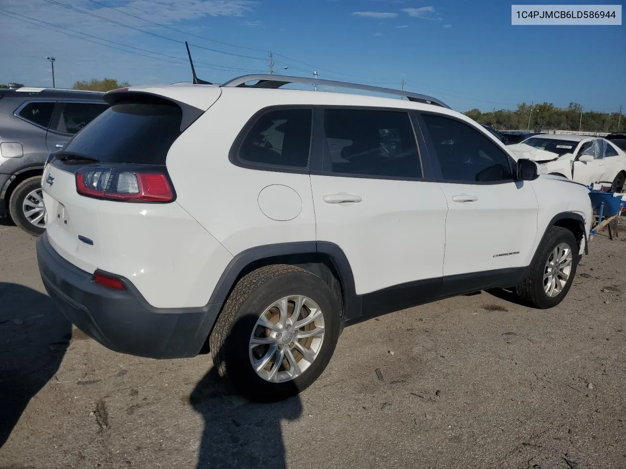 2020 Jeep Cherokee Latitude VIN: 1C4PJMCB6LD586944 Lot: 72782294