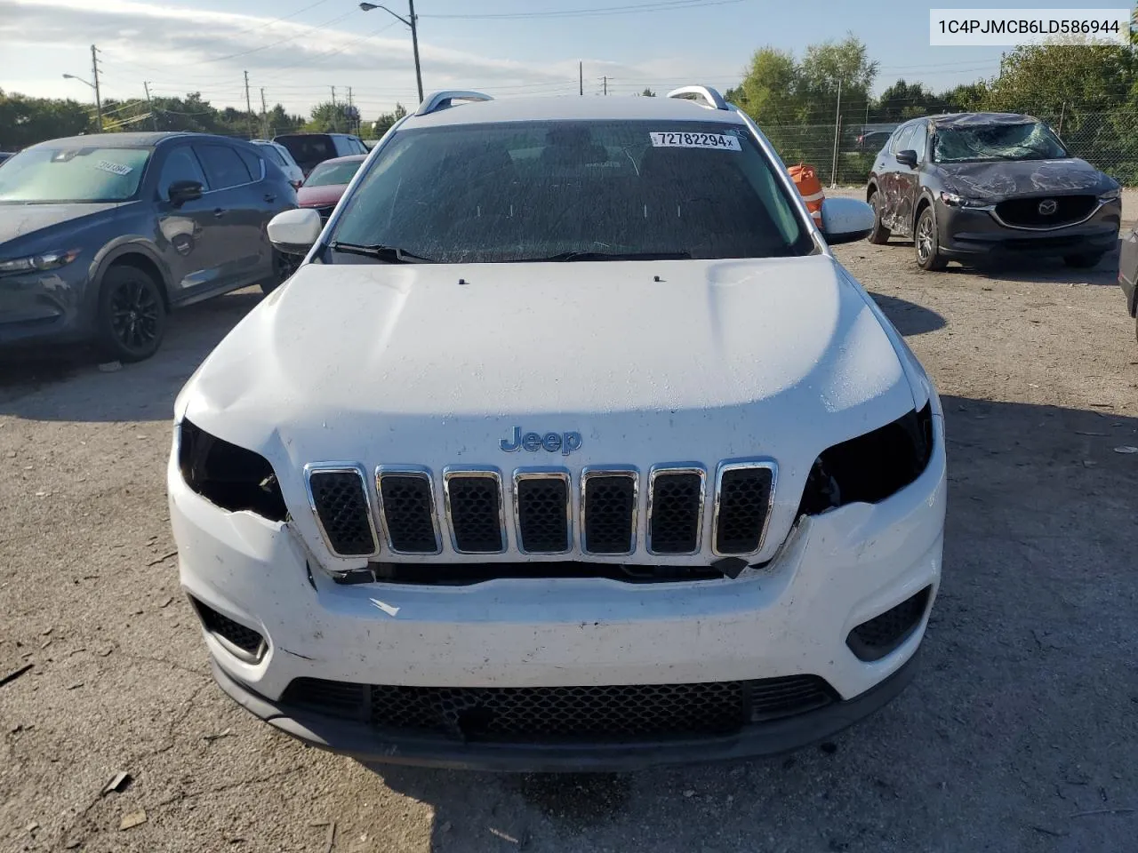 2020 Jeep Cherokee Latitude VIN: 1C4PJMCB6LD586944 Lot: 72782294