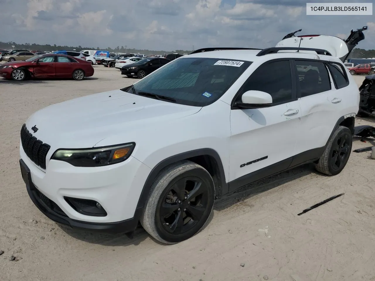 2020 Jeep Cherokee Latitude Plus VIN: 1C4PJLLB3LD565141 Lot: 72807524