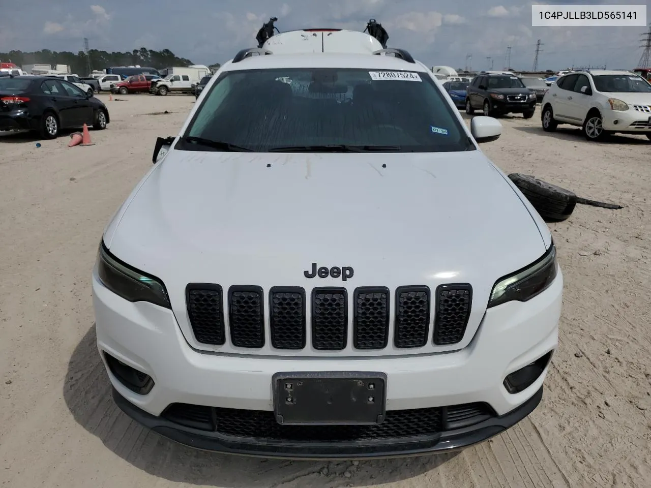 2020 Jeep Cherokee Latitude Plus VIN: 1C4PJLLB3LD565141 Lot: 72807524