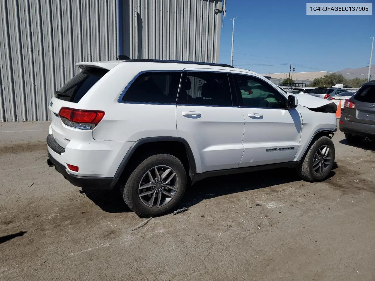 2020 Jeep Grand Cherokee Laredo VIN: 1C4RJFAG8LC137905 Lot: 72840474